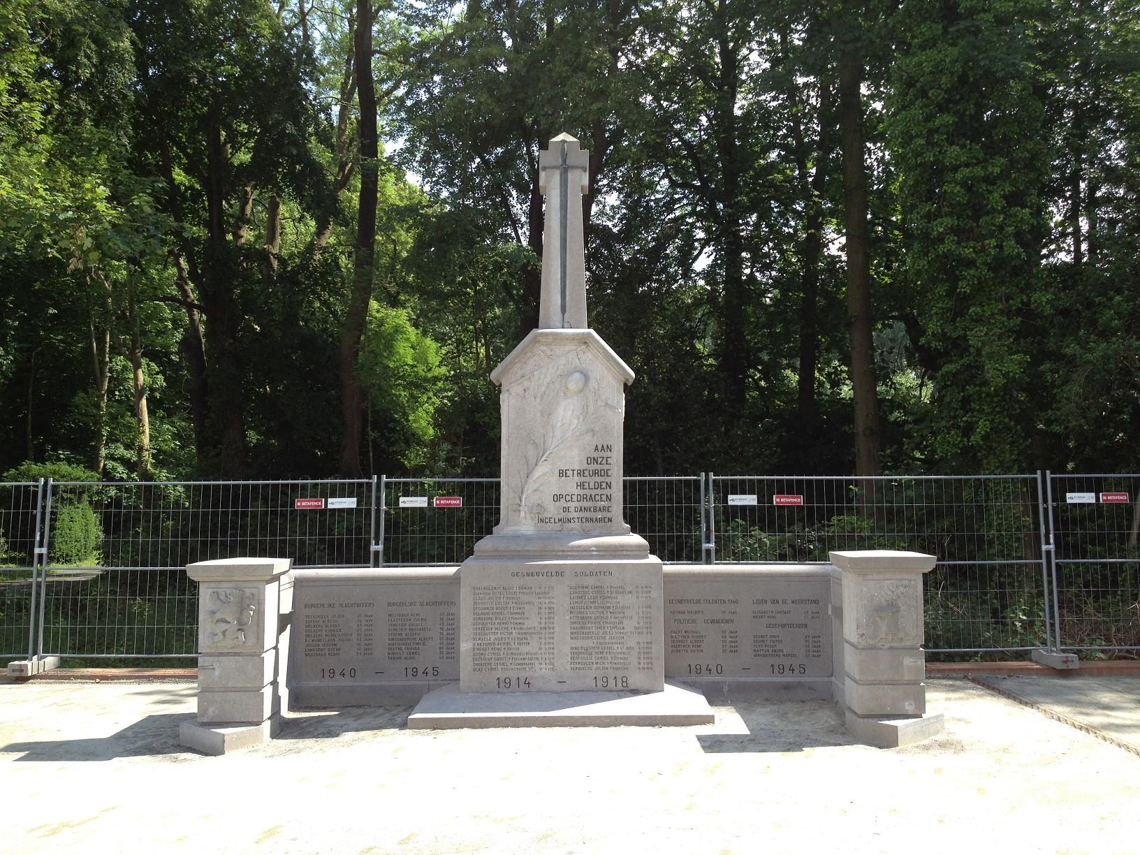 Oorlogsmonumenten te Ingelmunster (Be)